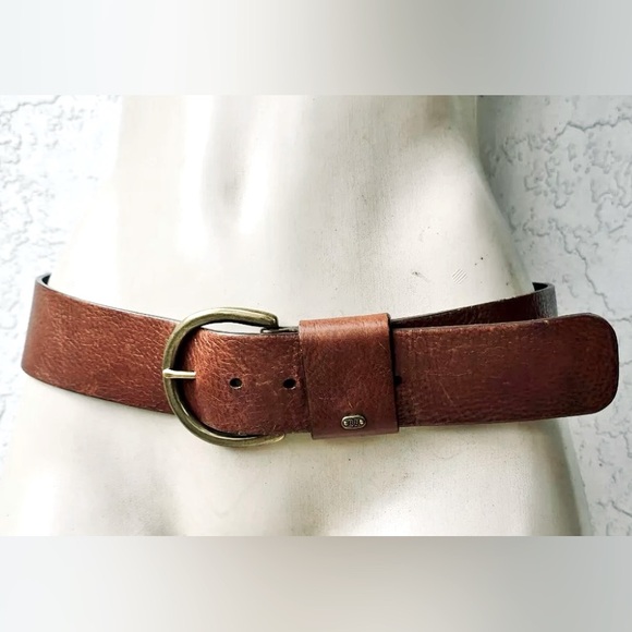 Wide 2” Ralph Lauren Leather Belt - Picture 2 of 9